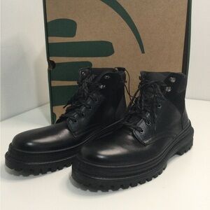 Kamik  Men's Black Leather Lace-Up Boots, S 11